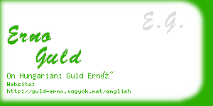 erno guld business card
